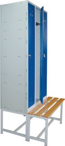 steel locker / for sports facilities / secure