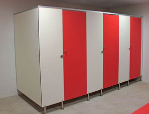 stainless steel toilet cubicle