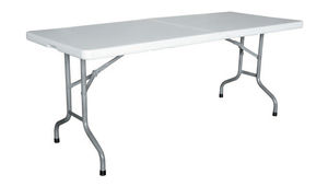 contemporary table / polypropylene / rectangular / garden