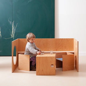 contemporary table and chair set