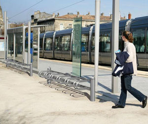 floor-mounted bike rack 1