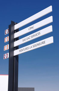 floor-mounted signboard