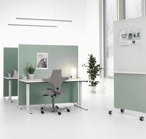 floor-mounted office divider