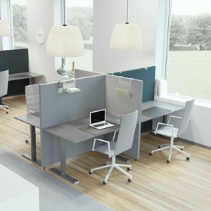 floor-mounted office divider