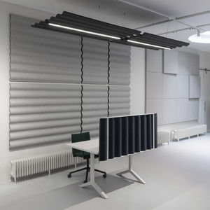 wall-mounted sound-absorbing panel