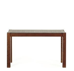 contemporary sideboard table / beech / glass / rectangular