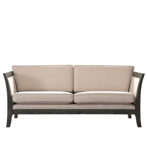 traditional sofa / fabric / beech / for hotel