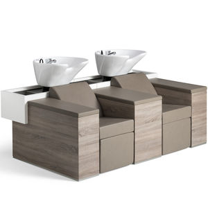 shampoo chair with footrest