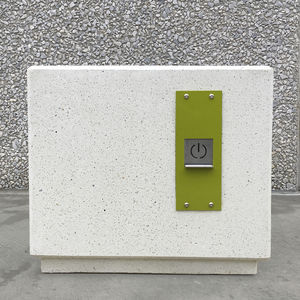contemporary public bench