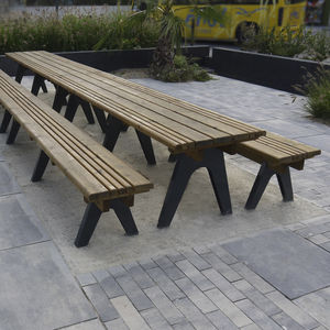 contemporary picnic table