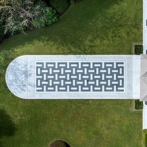 stone movable swimming pool floor