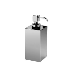 commercial soap dispenser / free-standing / brass / manual