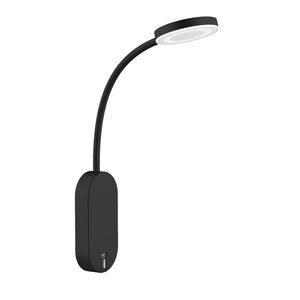 contemporary wall light / steel / LED