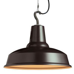 pendant lamp / industrial style / aluminum / handmade