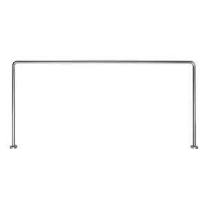 aluminum shower curtain bar