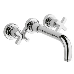 double-handle washbasin mixer tap 1