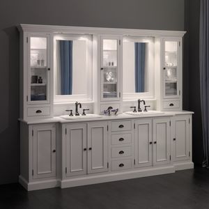 double washbasin cabinet