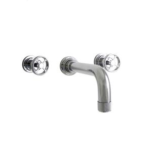 double-handle washbasin mixer tap 1