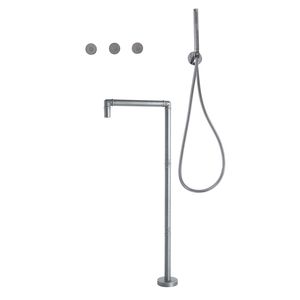 double-handle shower mixer tap