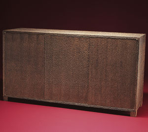 traditional sideboard / oak / black / gray