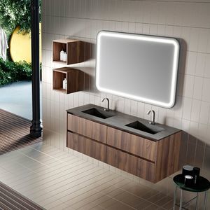double washbasin cabinet