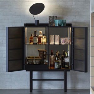 contemporary bar cabinet