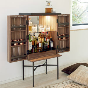 contemporary bar cabinet