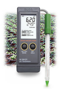 handheld pH meter