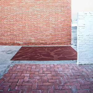 contemporary rug / patterned / wool / bamboo