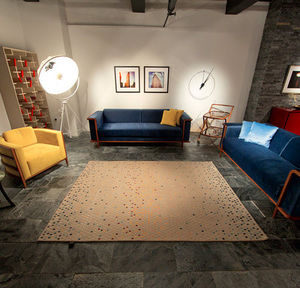 contemporary rug / patterned / wool / vegetal silk