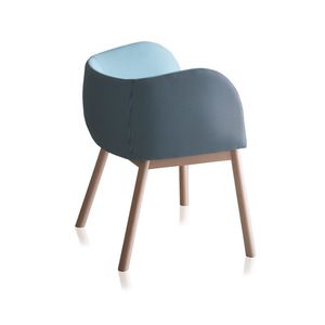 Contemporary chair - BETIBÙ TP - CHAIRS & MORE - wool / contract ...