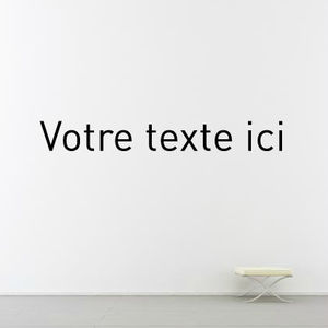 text wall sticker