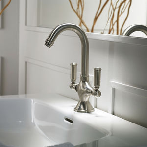 double-handle washbasin mixer tap