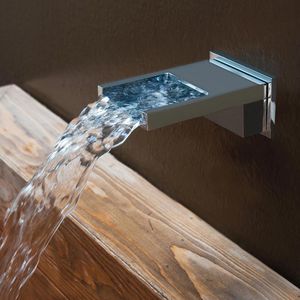 chrome-plated brass bathtub spout