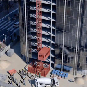 construction site lifting platform