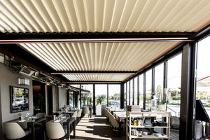 wall-mounted pergola