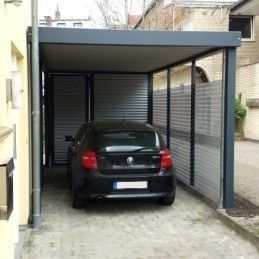 wooden carport