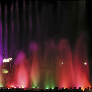 public space fountain jet