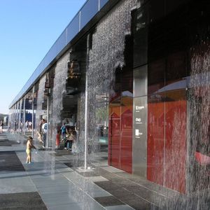 digital water curtain