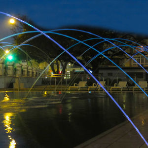 public space fountain jet