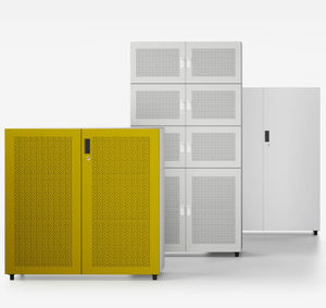 low filing cabinet / ABS / with hinged door / contemporary