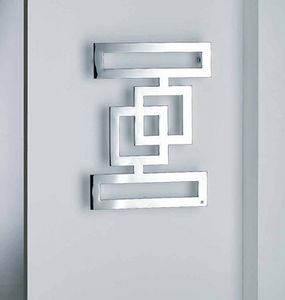 hot water radiator / metal / original design / wall-mounted