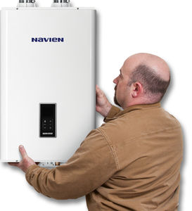 gas boiler / wall-mounted / residential / with water heater