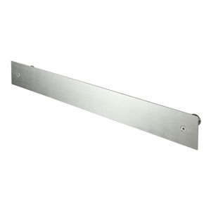 1-bar towel rack / wall-mounted / stainless steel
