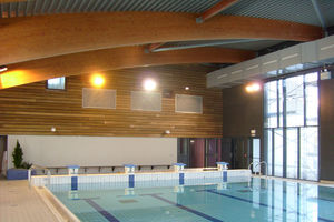 interior acoustic panel / wooden / imitation wood / for office