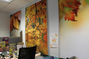 ceiling acoustic panel / wall / for partition walls / for interior