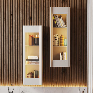 wall-mounted bookcase