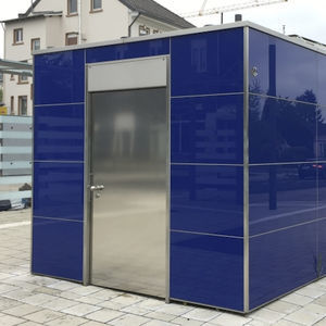concrete toilet cabin