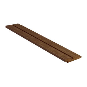 strip cladding / modified wood / smooth / grooved