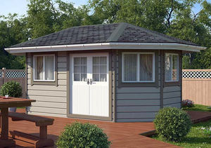 solid wood garden shed 1